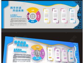 数字赋能，简约彰显 创意企业文化形象墙设计解析与应用服务